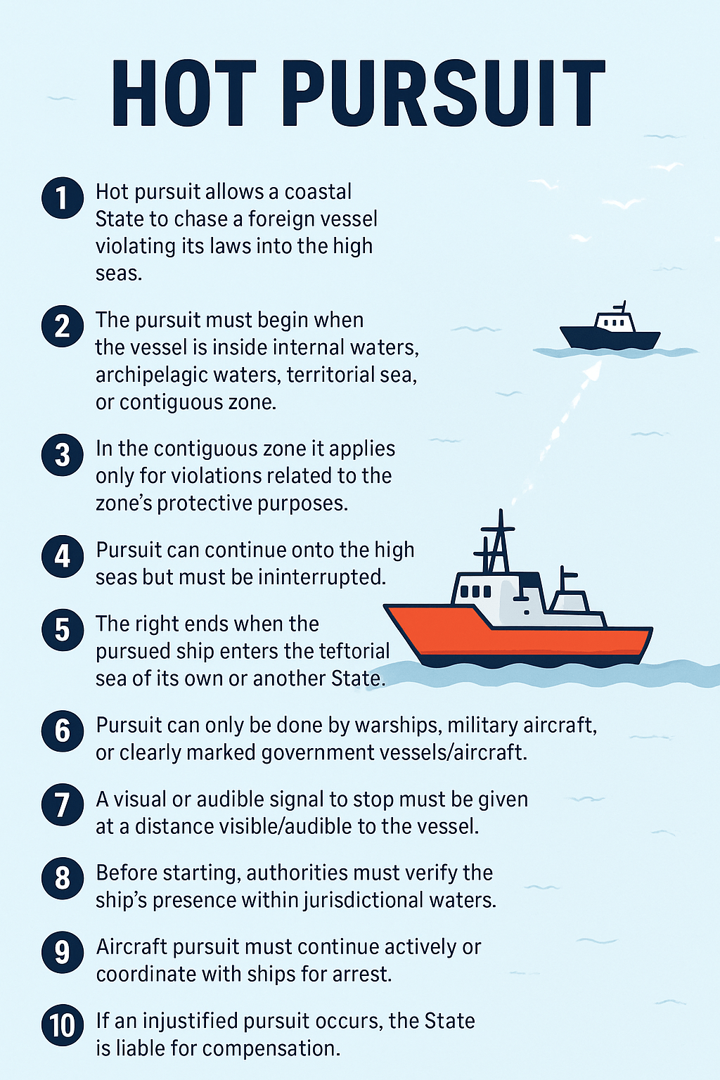 🌊 Understanding Hot Pursuit under International&nbsp;Law